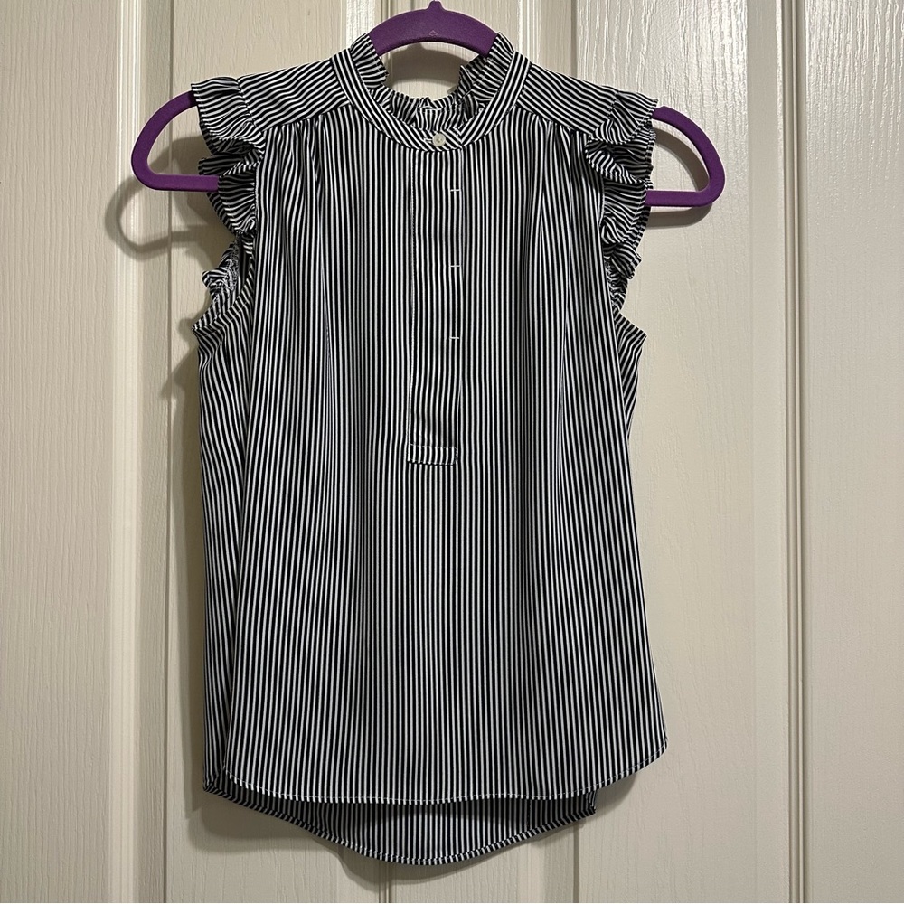 Loft Ruffle Sleeve Blouse